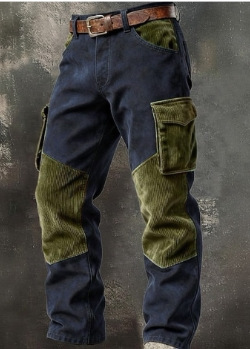 New Mens Retro Work Pants In A Punk Style photo 5