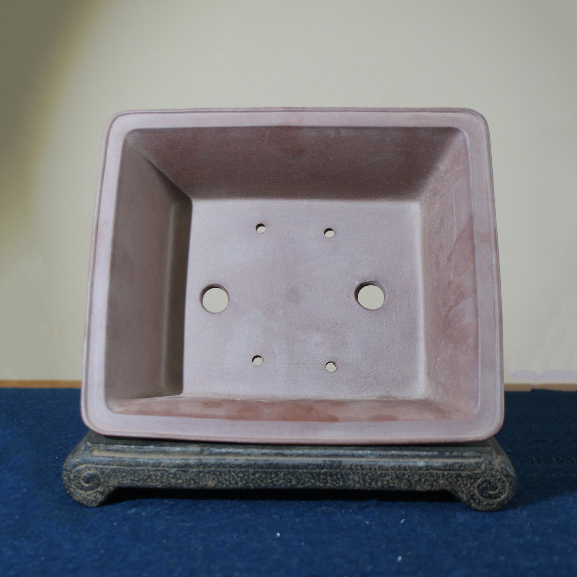 Long Kiln Wood-fired Rectangular Yixing Clay Flower Pot photo 6