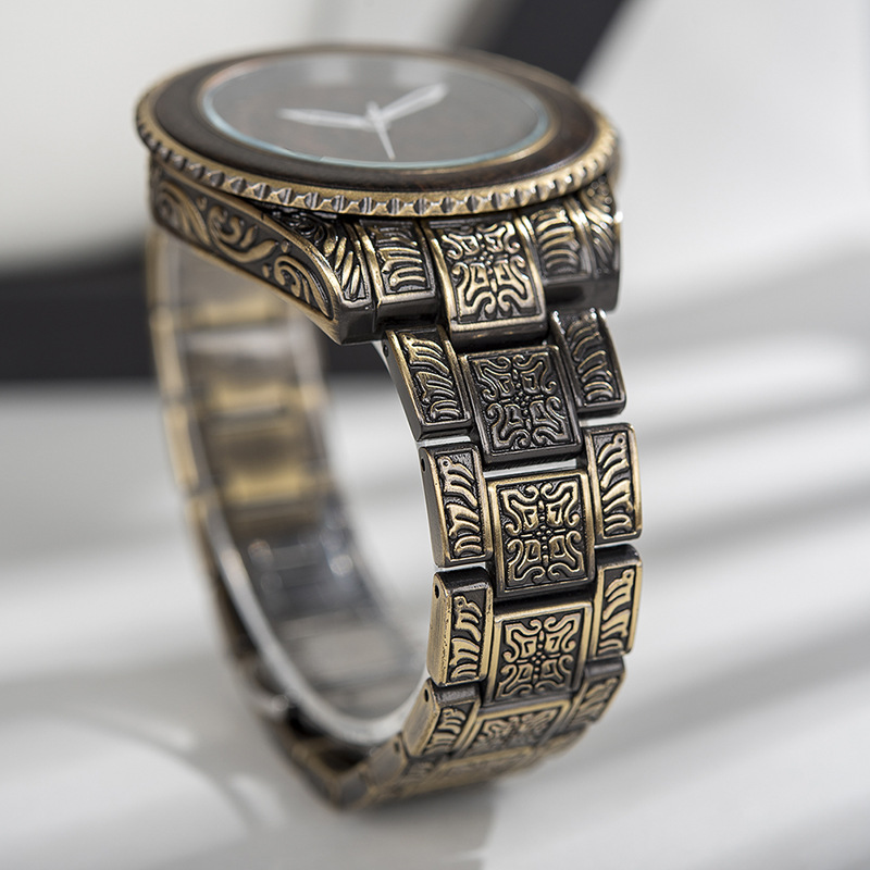 Wooden Watch Quartz Decoration photo 3