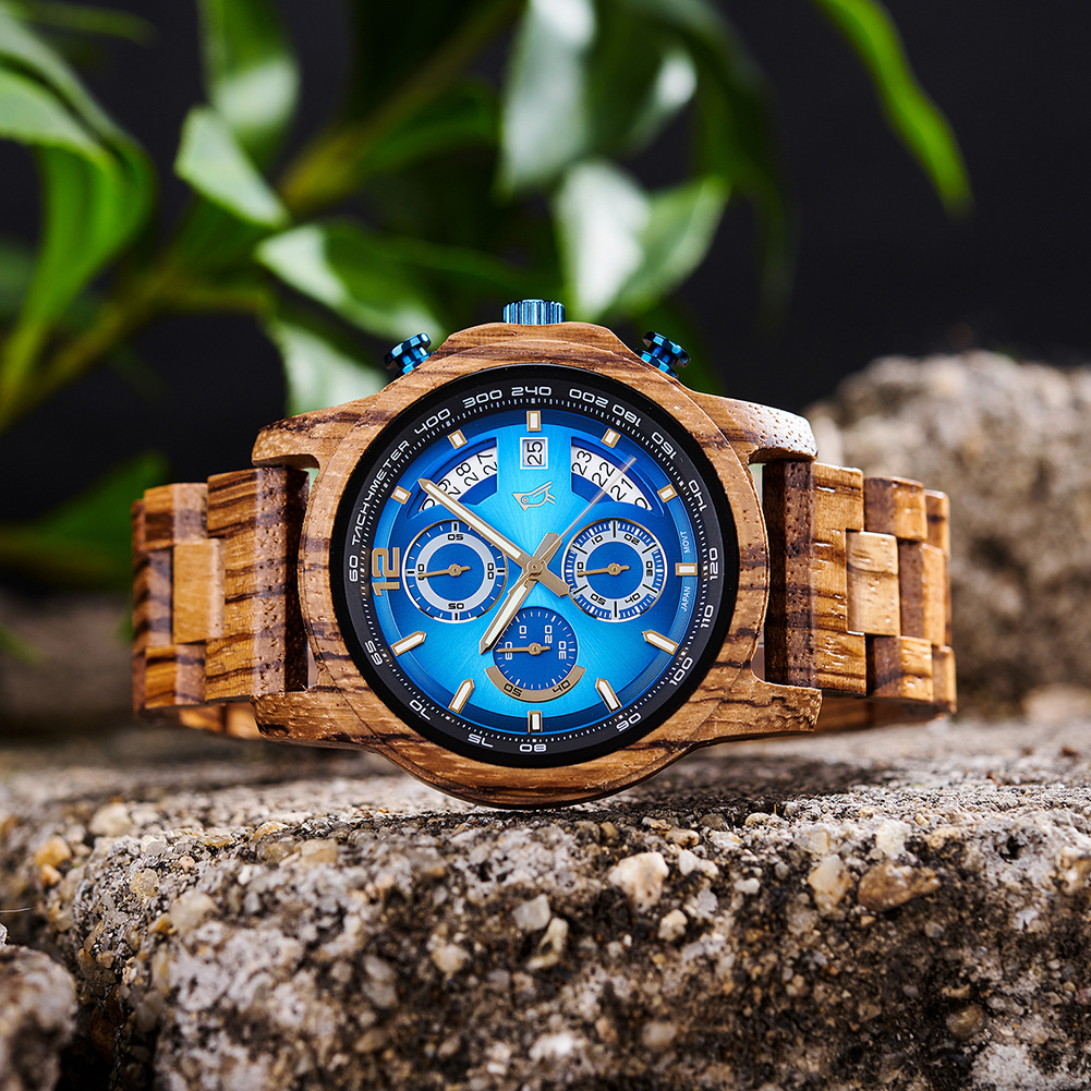 Vintage Wooden Watch For Young Men photo 4