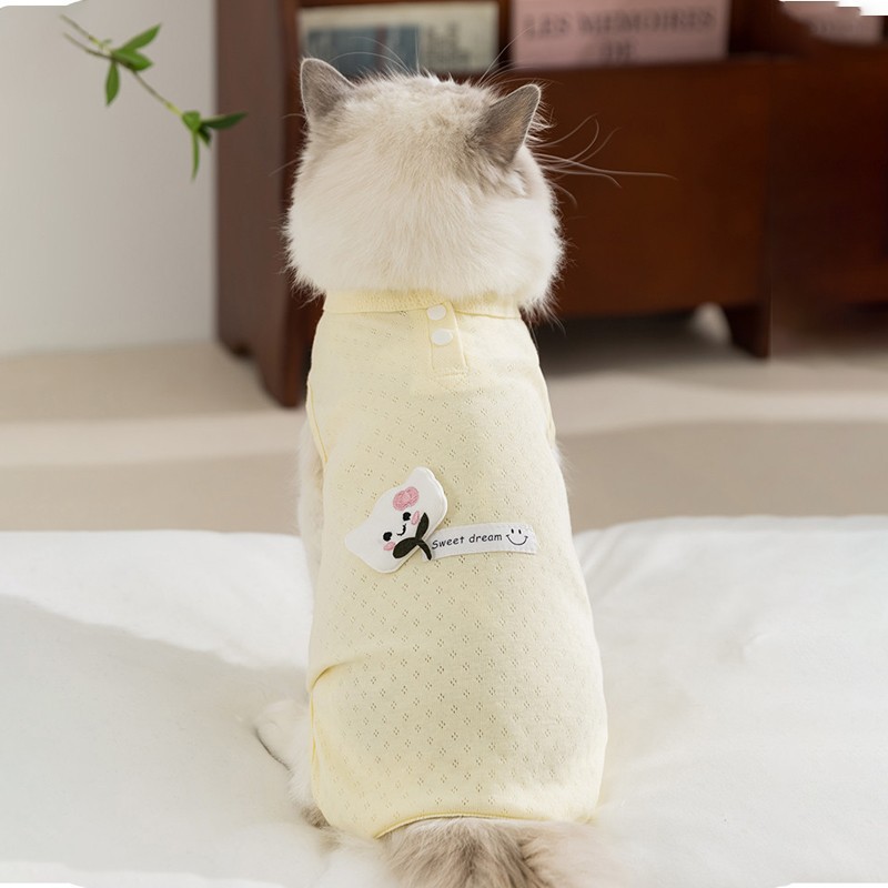 Cat Clothing Belly-covering Garment Spayneuter Suit Kitten Vest photo 1