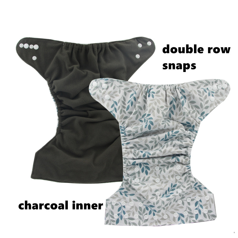 Floral Patterned Breathable Leak-proof Baby Diaper Covers Washable Baby Cloth Diapers photo 2