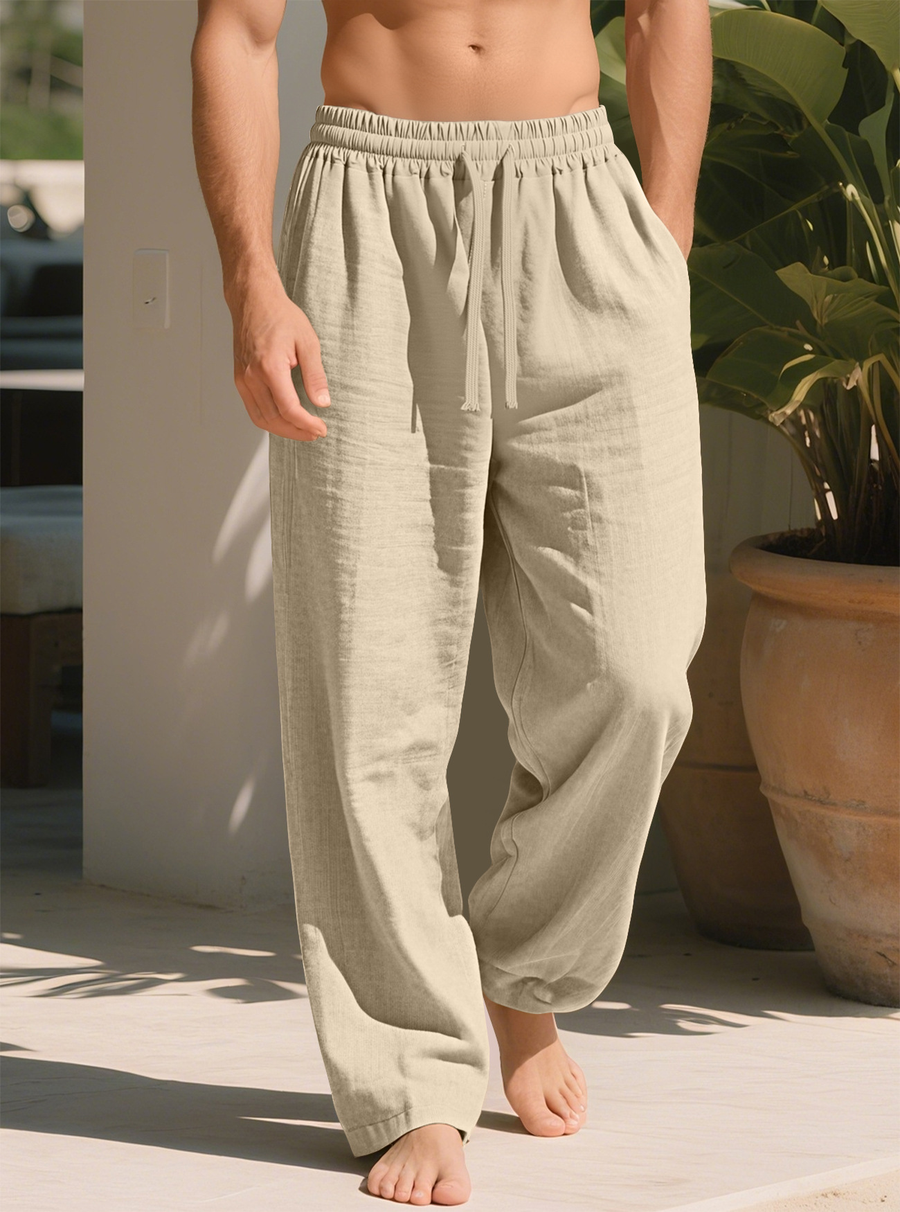 Loose Straight Casual Plus Size Breathable Quick-drying Trousers photo 7