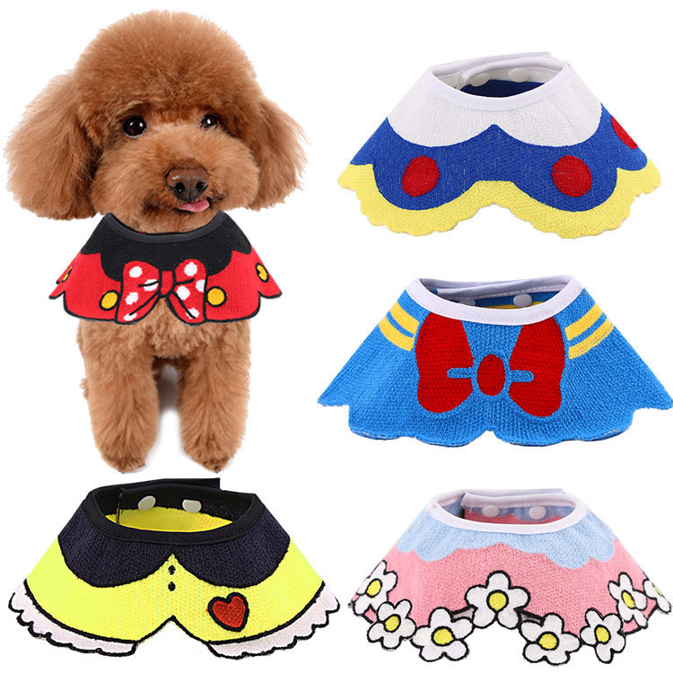 Korean Cute Pet Cat Saliva Bib Dog photo 4