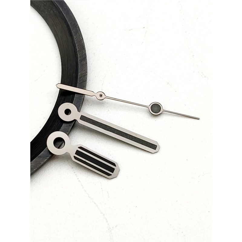 Oak Three-hand Watch Hands Raised With Green Luminous Coating NH35 Hands Compatible With NH364R Movements photo 4