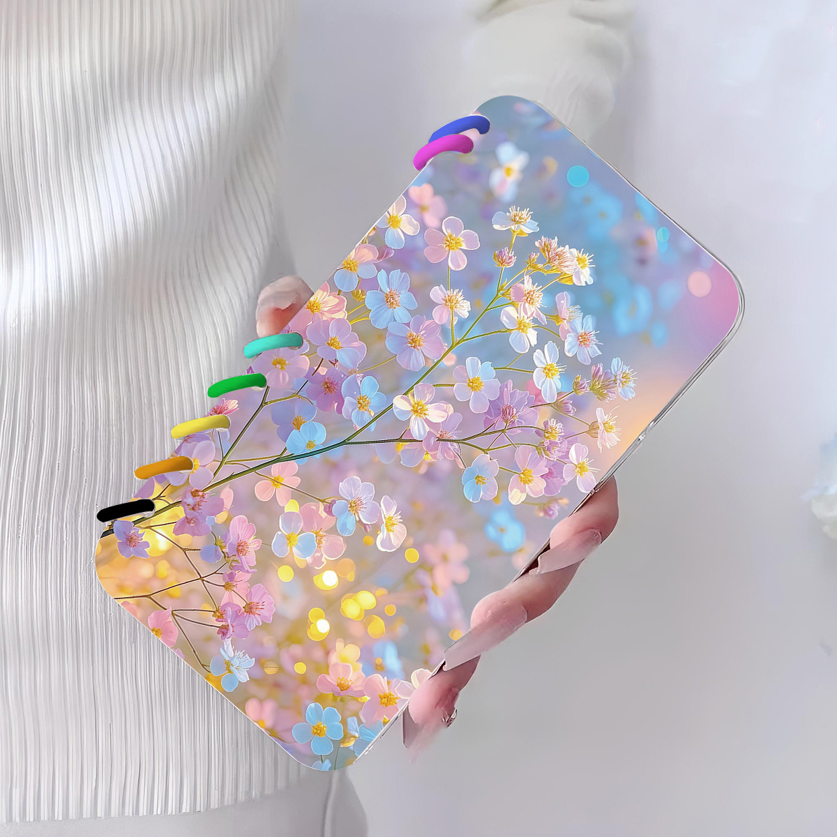 Spring Warmth And Blossoming Flowers Laptop Flip Phone Case photo 3