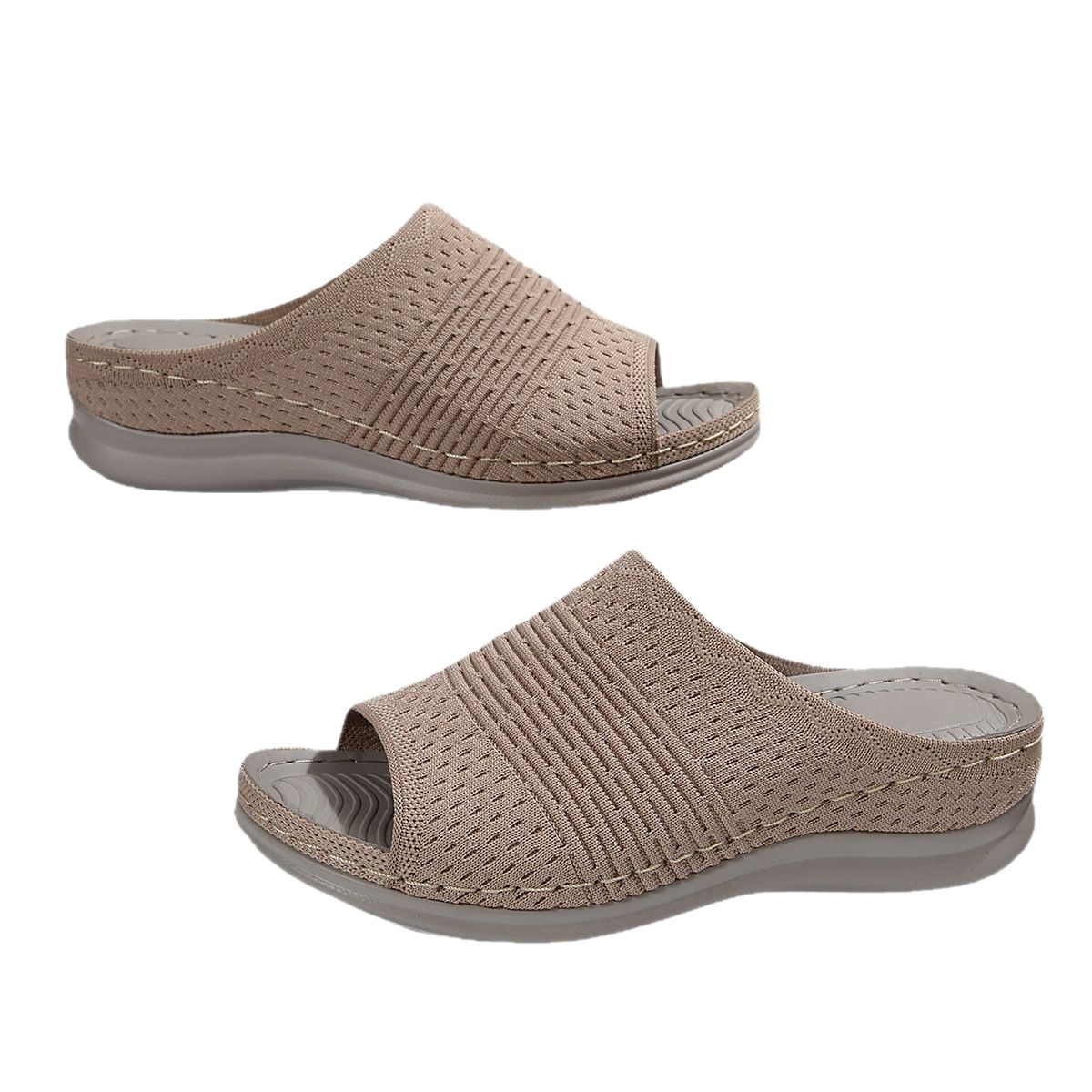Breathable European And American-style Wedge Sandals, Plus Size photo 5