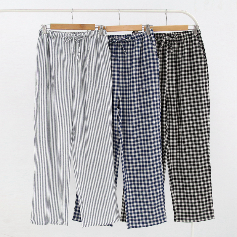 Cotton Springsummerautumn Pajama Pants Cotton Loungewear Pants photo 1