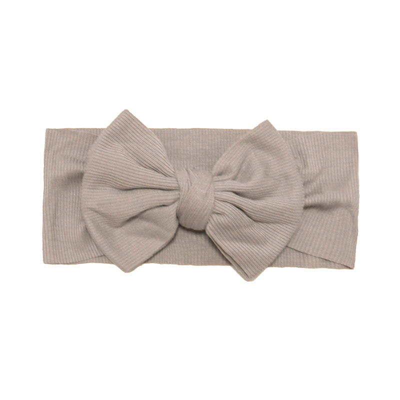 Baby Headband With Ribbed Fabric And Bow Hair Accessory photo 8
