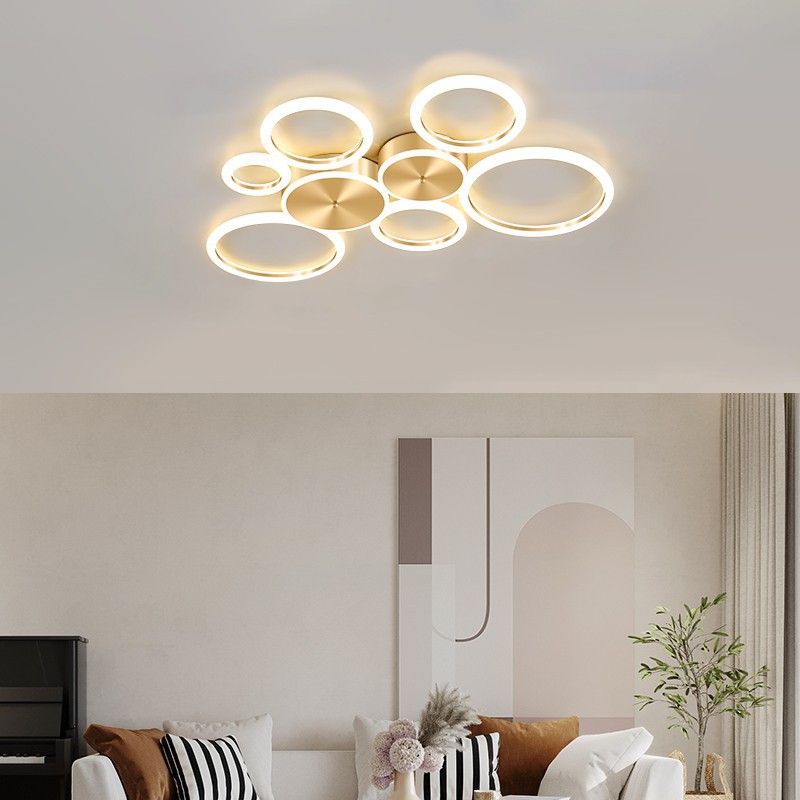 Modern Minimalist Large Round Ceiling Light For The Living Room photo 5