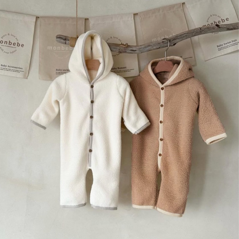 Winter Thickened One-Piece Romper For Babies photo 1