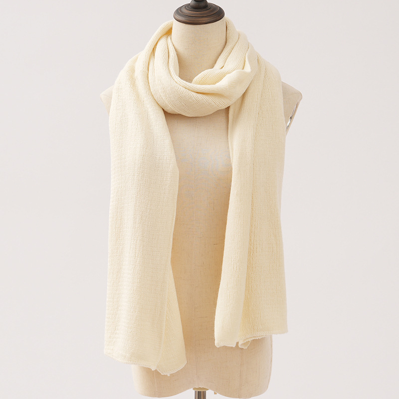 Wholesale Korean-style Solid-color Scarves Thickened For Autumn And Winter photo 6