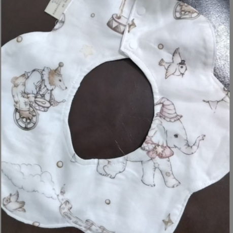 Petal Bamboo Cotton Waterproof Kids Bib Waterproof Baby Burp Cloth photo 8