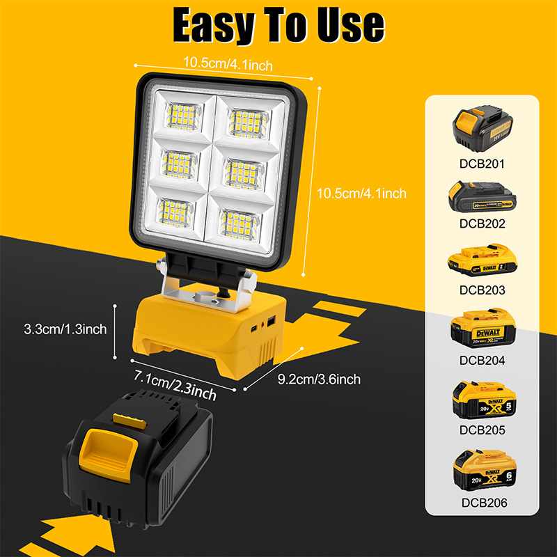 Outdoor Lithium Battery Charging Camping Light A Portable Multi-functional High-brightness Light For Work And Car Repair photo 4