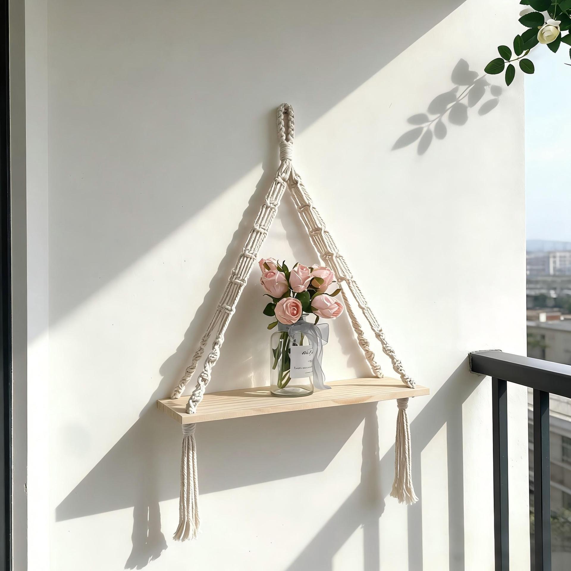 Nordic Handwoven Tapestry Storage Rack photo 1