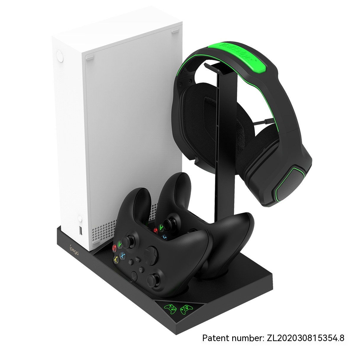XboxSeriesS Main Engine Cooling Fan Base XSS Gamepad Dual Battery Fixed Charger With Earphone Rack photo 3