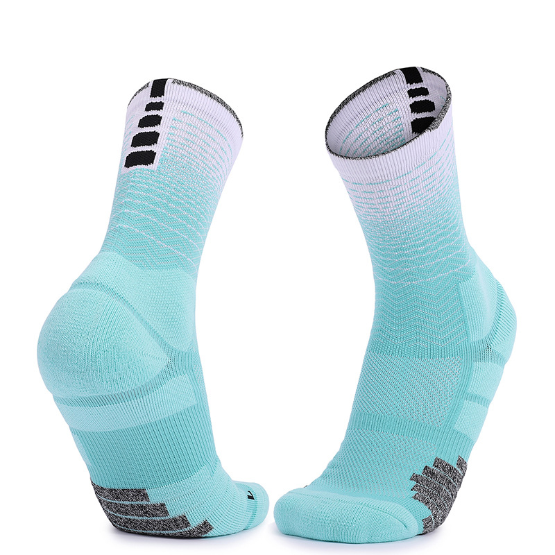 Thick Sweat Absorbing Towel Bottom Breathable Men's Mid Length Socks photo 3