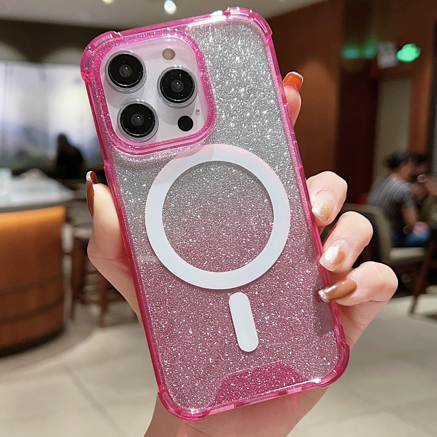 Personalized Gradient Magnetic Phone Case photo 6