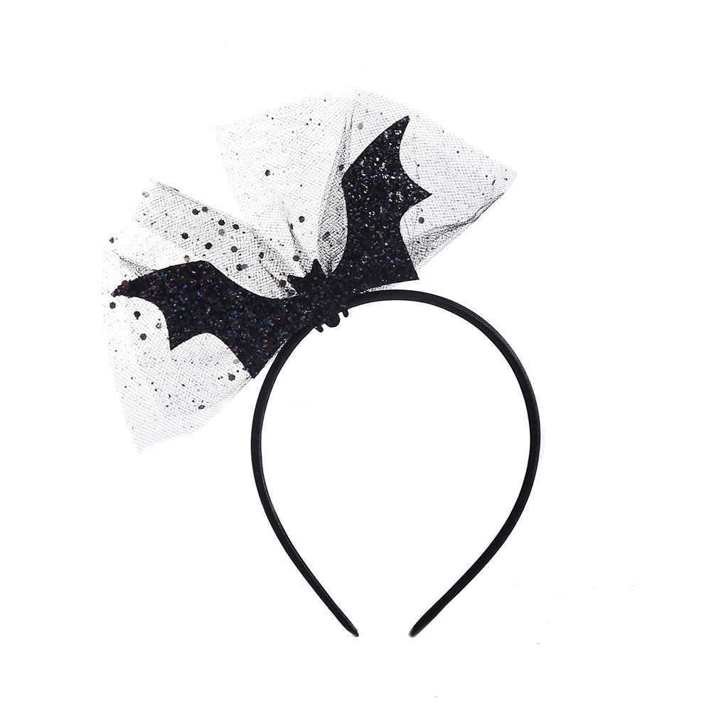 Halloween Mesh Bat Headband photo 2