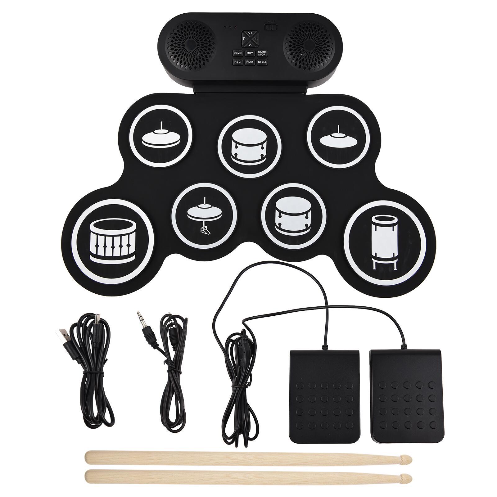 Portable Percussion Instrument Silicone Jazz Drum Set photo 7
