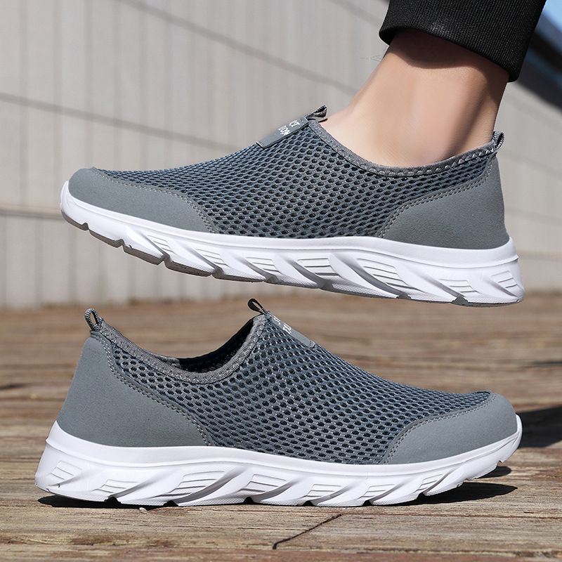 Large Size Casual Shoes Mesh Surface Low-top Sneaker photo 1
