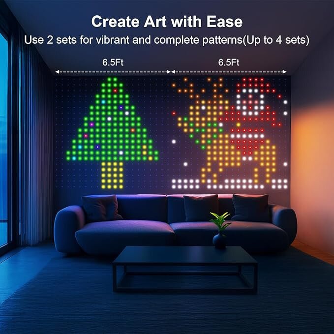 Curtain Light String LED Colorful Changing Light Strip Energy-saving And Environmentally Friendly photo 1
