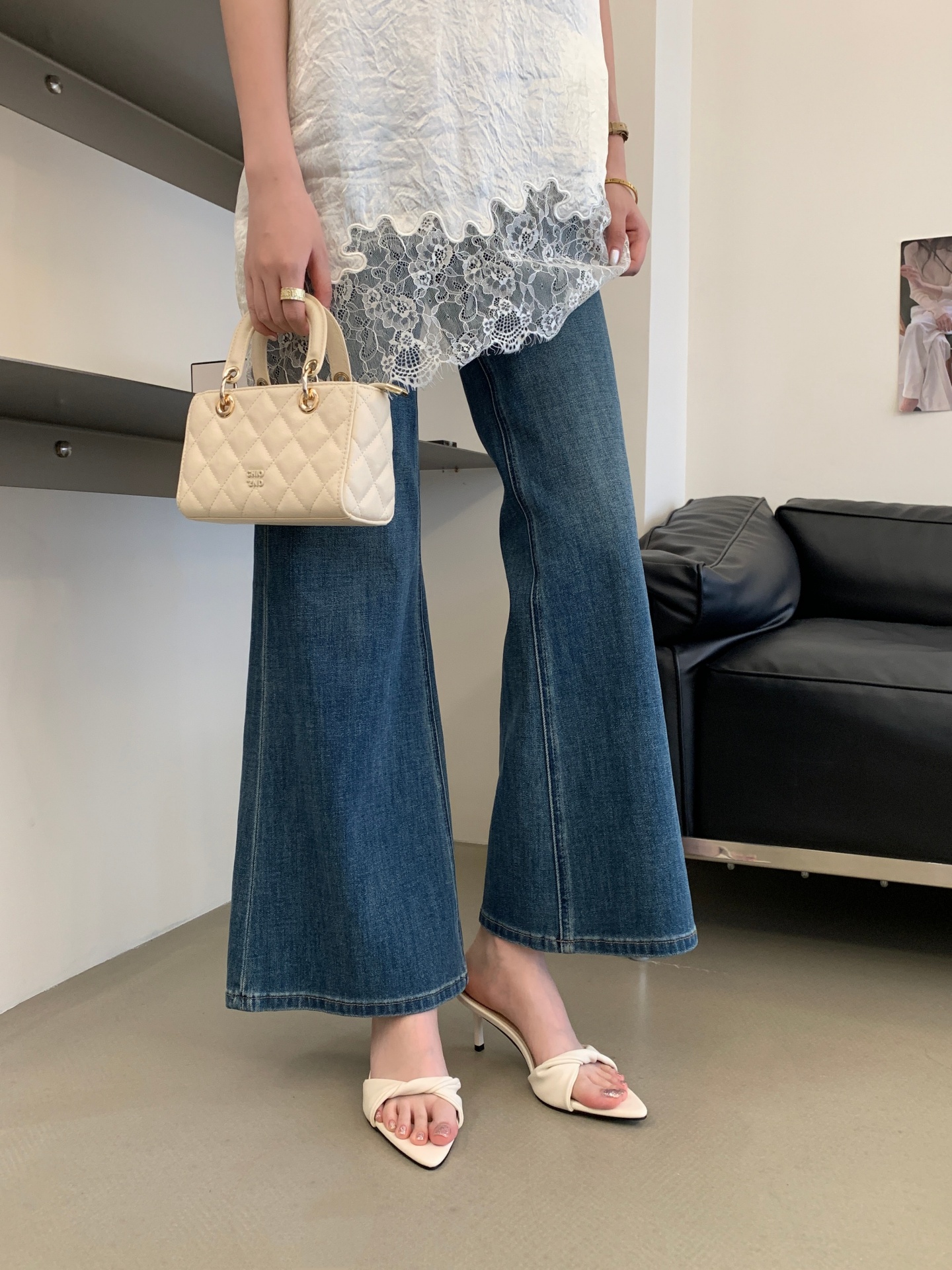 Korean-style Stiletto-heel Pointed Non-slip Sandals photo 4