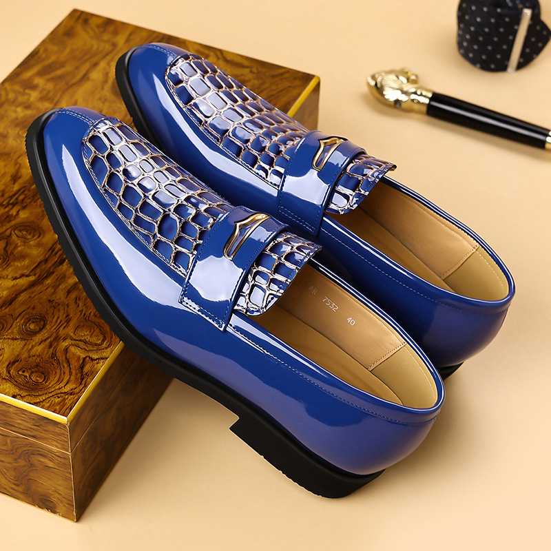 Men's Round-toe Black Casual Dress Shoes photo 5