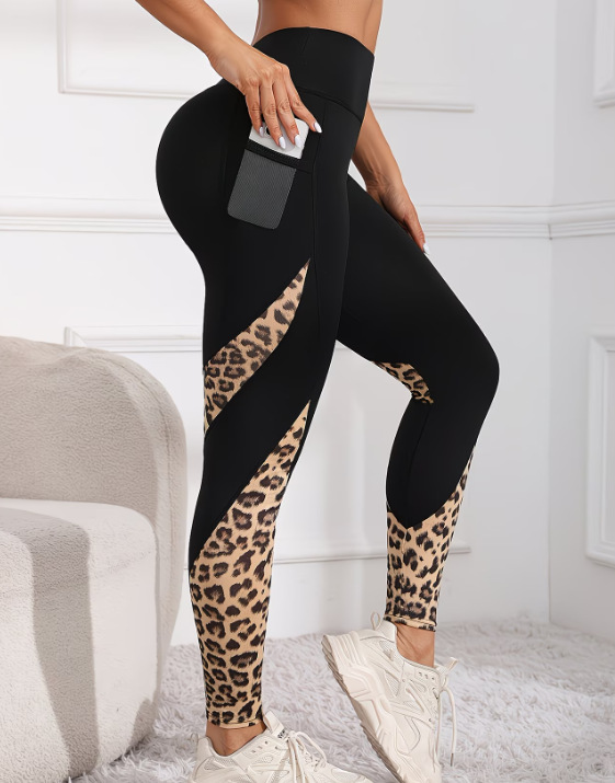 European And American High-waisted Skinny Pants With Zippered Pockets Suitable For Running And Outdoor Activities photo 2