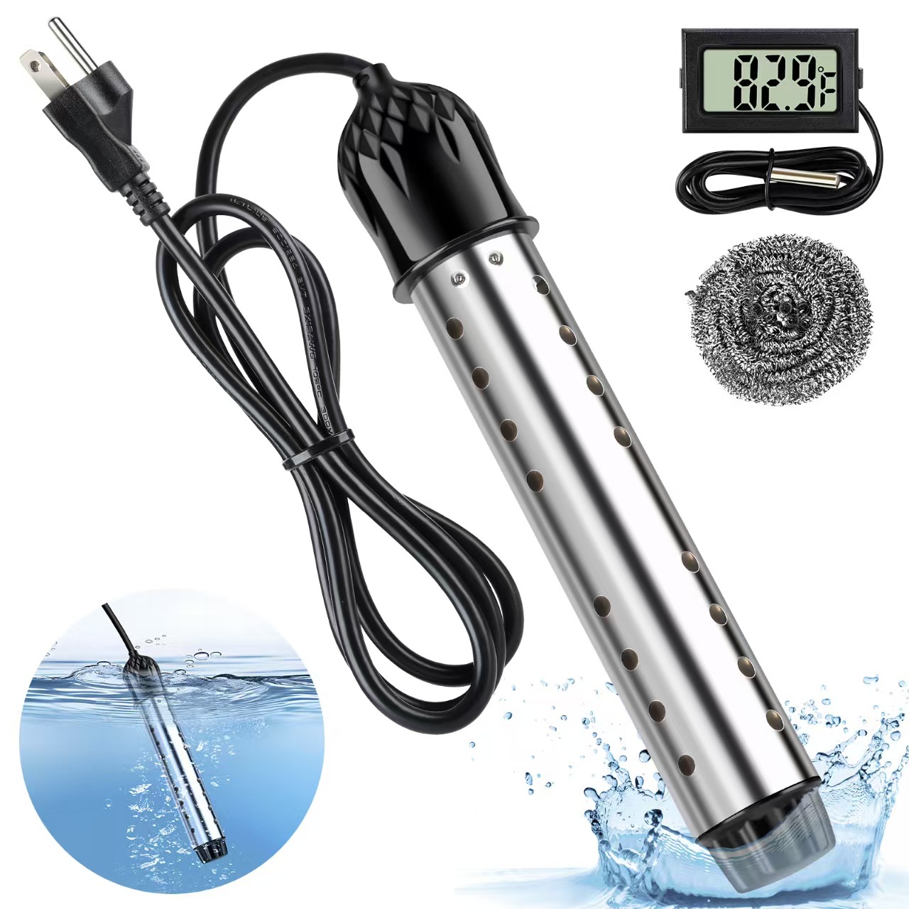 Stainless Steel Household Water Heating Rod photo 7