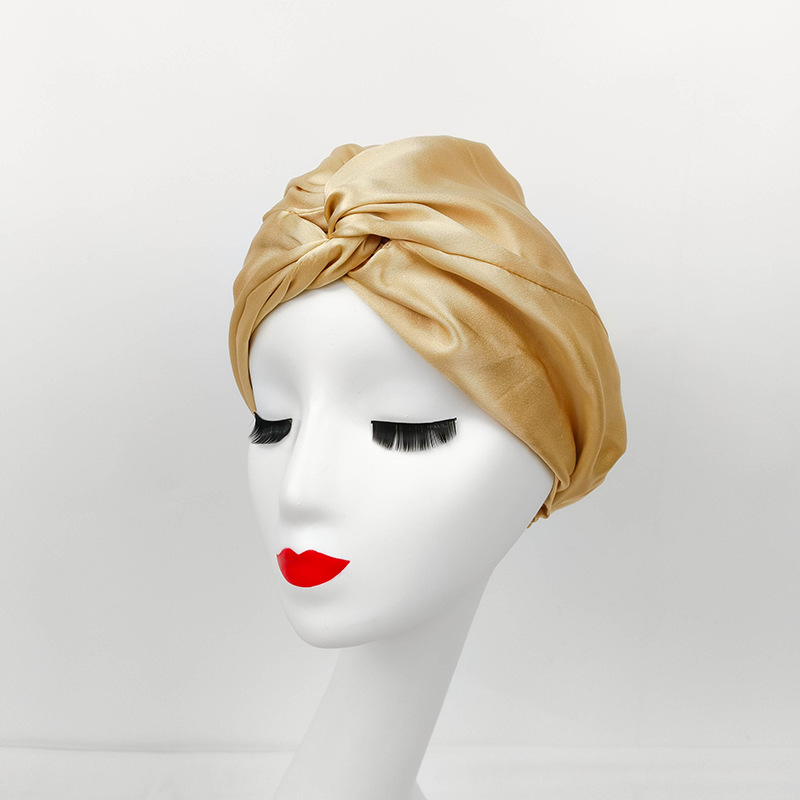 Double Layer Heavy-duty Silk Sleeping Hat photo 4