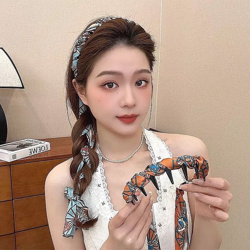 Bow Braided Hair Band For Women photo 1