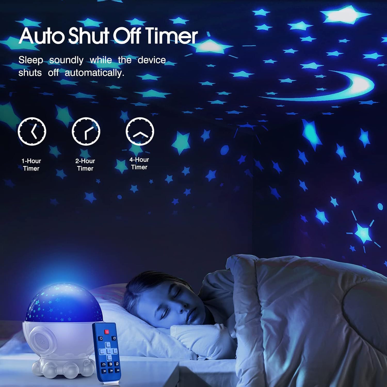 Octopus Starry Sky Light RGB Creative Remote Jellyfish Music Projection Lamp photo 5