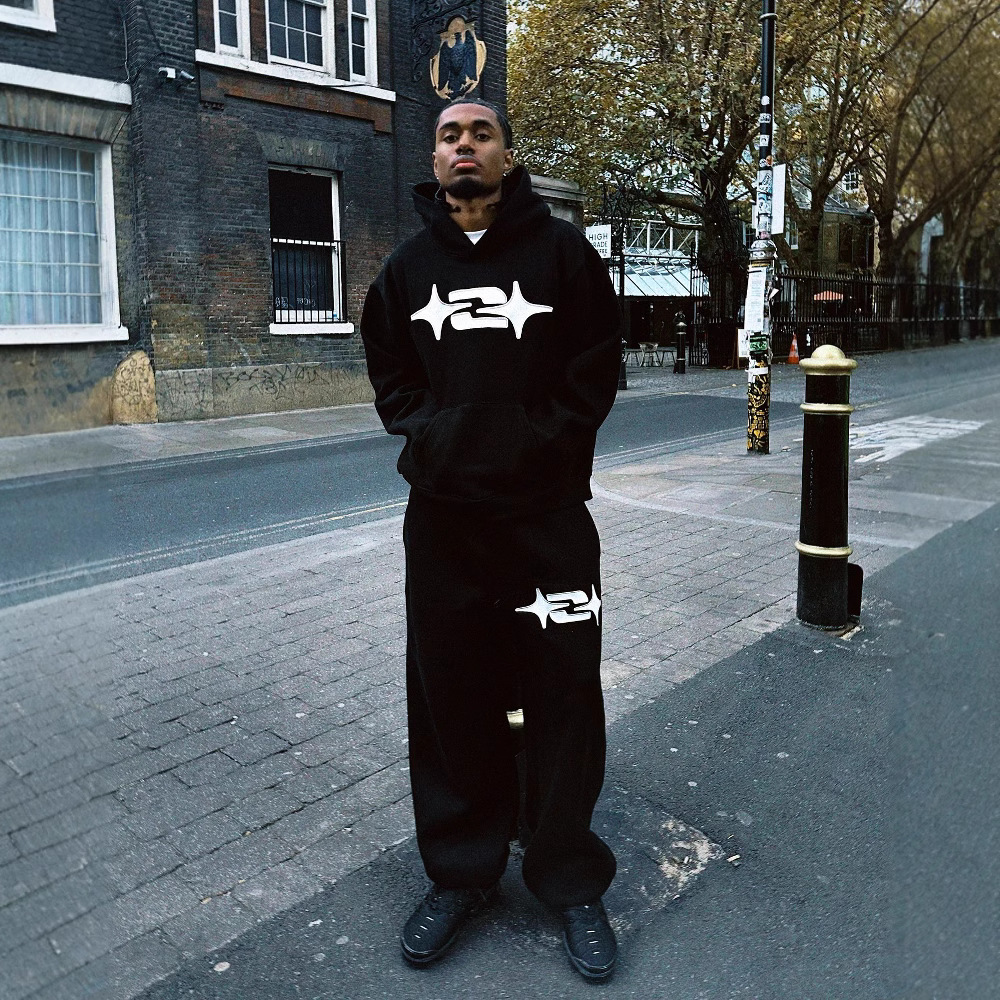 Autumn And Winter Casual Retro Hip-hop Sportswear Fashionable Hoodie photo 6