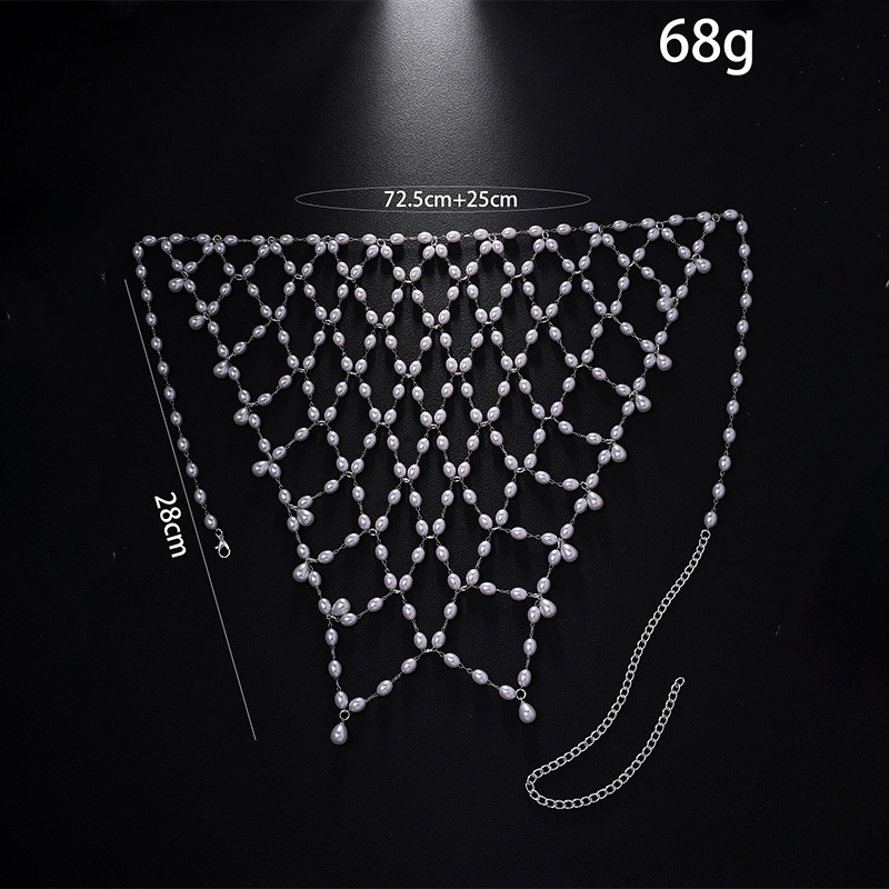 Lace Fairy Hair Chain Pearl HeadpieceAll-Match Accessory For Brides photo 5