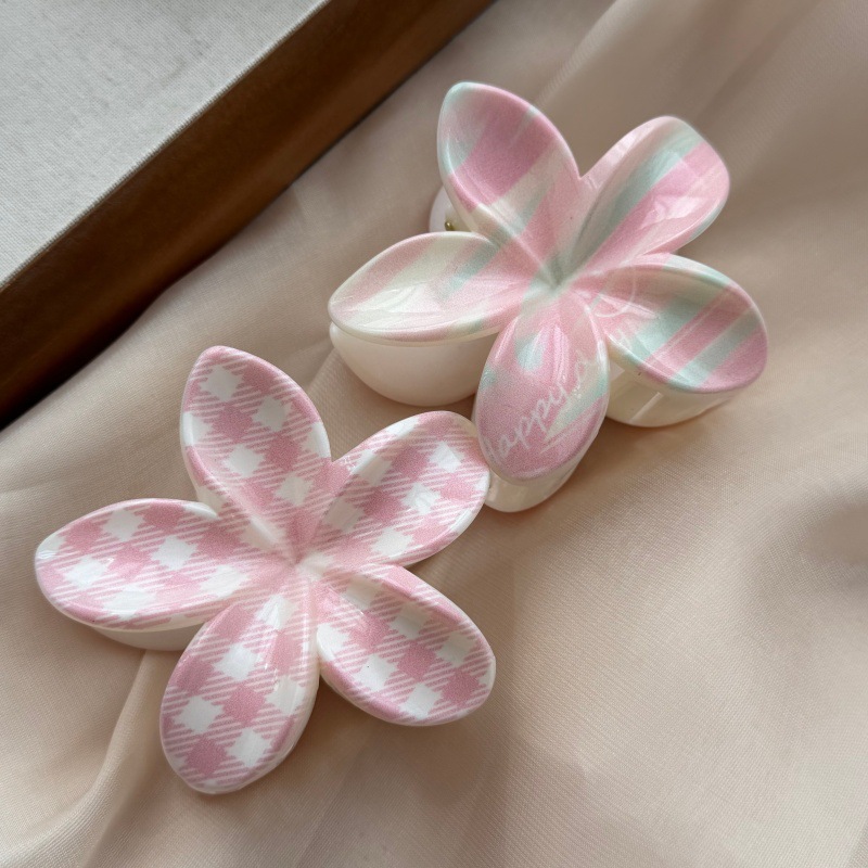Womens Floral-print Hair Clip Headdress photo 3