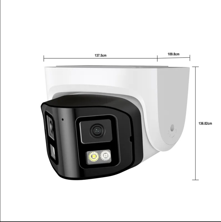 4MP Dual-lens IP Safety Belt Panoramic CCTV Webcam photo 5