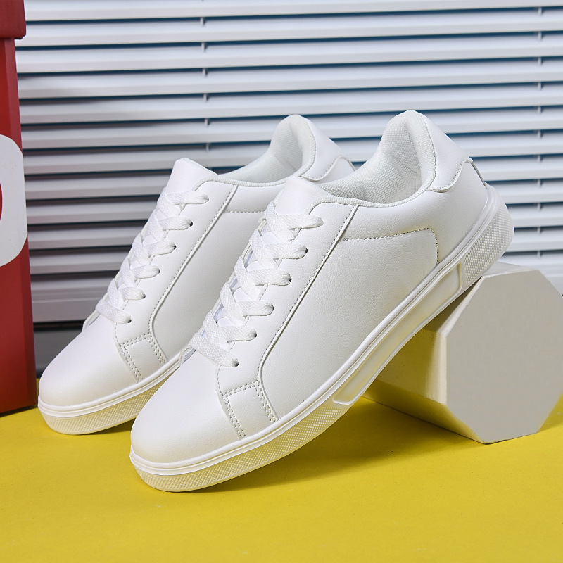 Leather-faced Waterproof Casual Sneakers For Teenagers Casual Skate Shoes photo 5