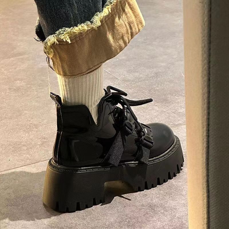 New Spring Autumn Platform Dr Boots photo 2