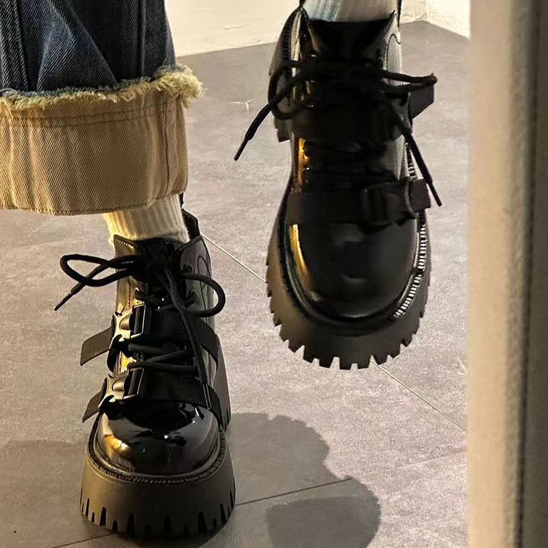 New Spring Autumn Platform Dr Boots photo 4