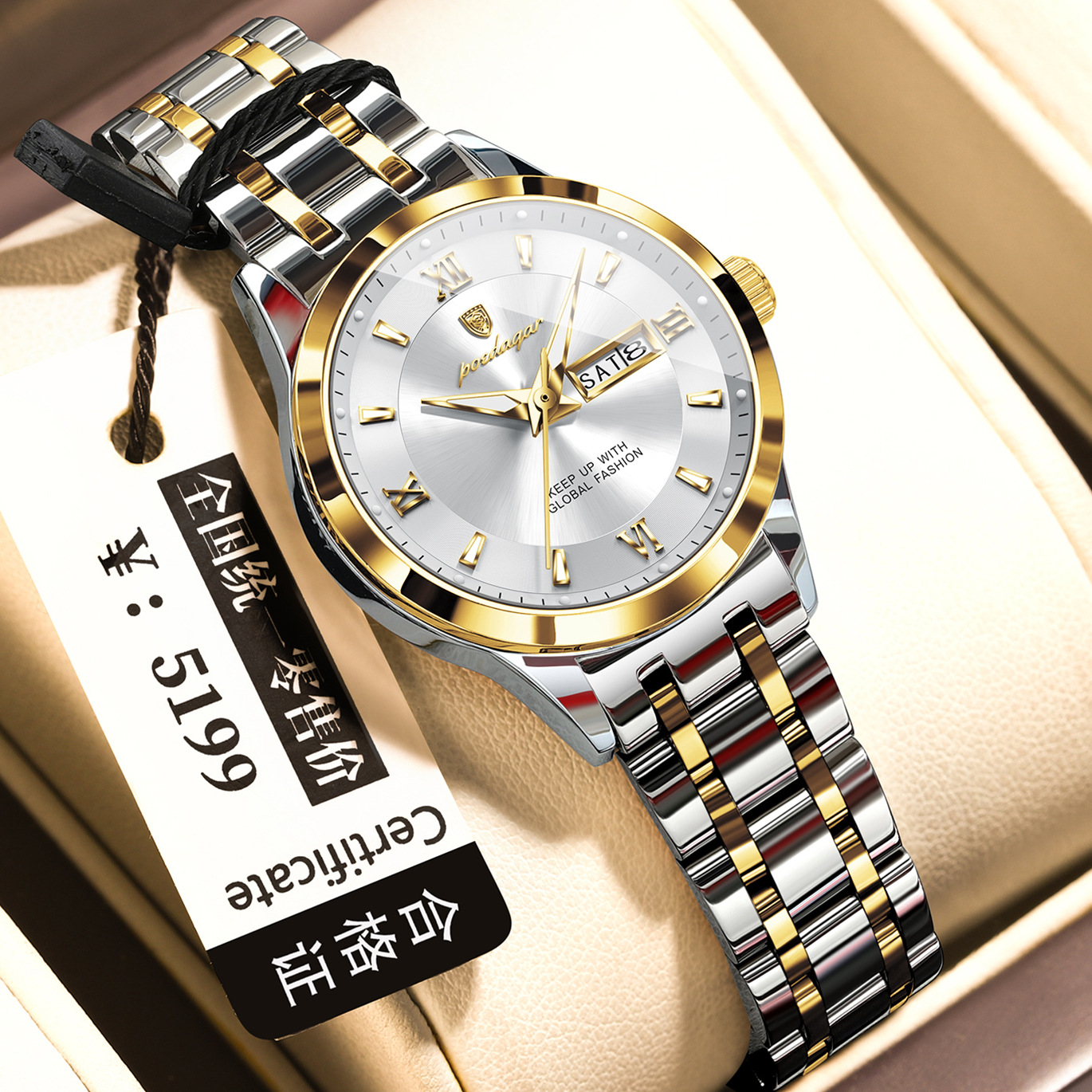 Waterproof Womens Watch Luminous Business Quartz photo 4