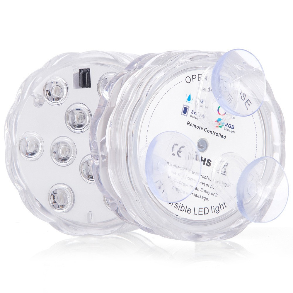 Key-controlled Seven-color 10-bulb Diving Light photo 4
