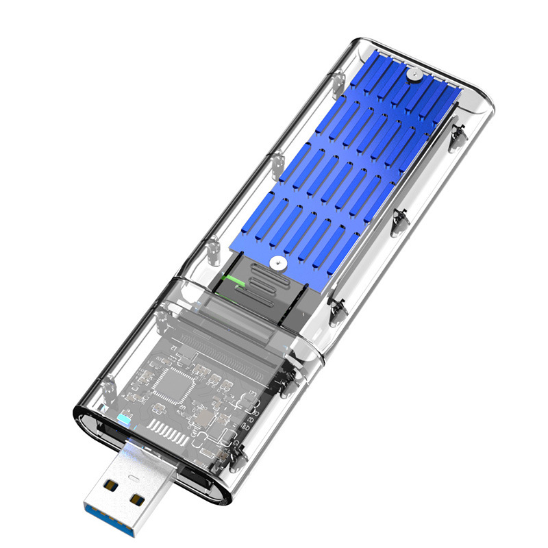 Transparent And Creative Solid State Mobile Hard Disk Box USB Interface photo 6