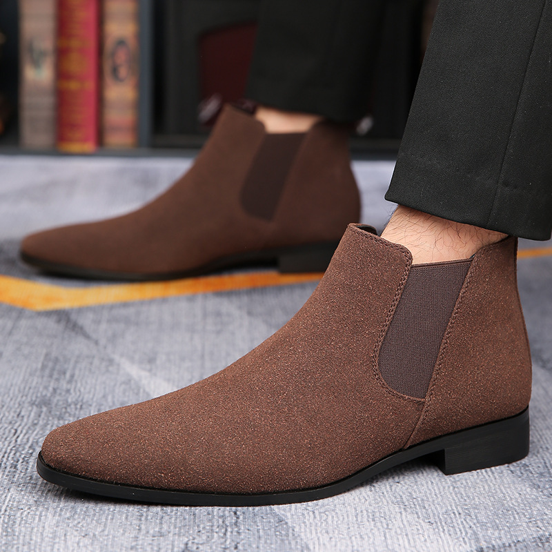 Men's Casual Leather Shoes Pointed-toe Plus Size photo 6