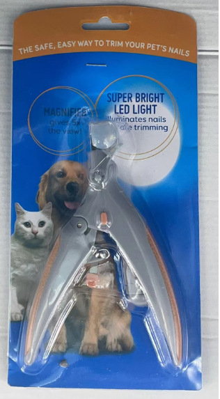 Pet Nail Clippers With LED Light Polishing And Cleaning Tools photo 5