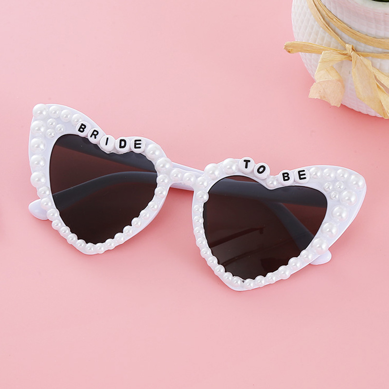 Veil, Bridal Pearl Hairband One-Piece Sunglasses Wedding Shoulder Strap photo 2