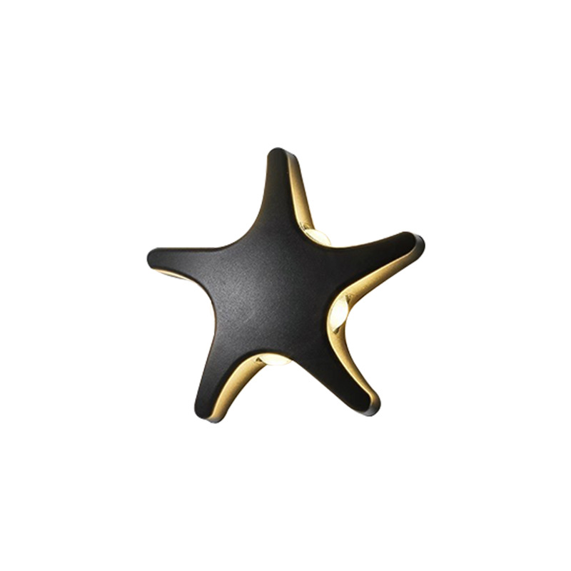 Outdoor Waterproof Starfish Made Corridor Aisle Bedroom Background Wall Decoration Wall Lamp photo 6