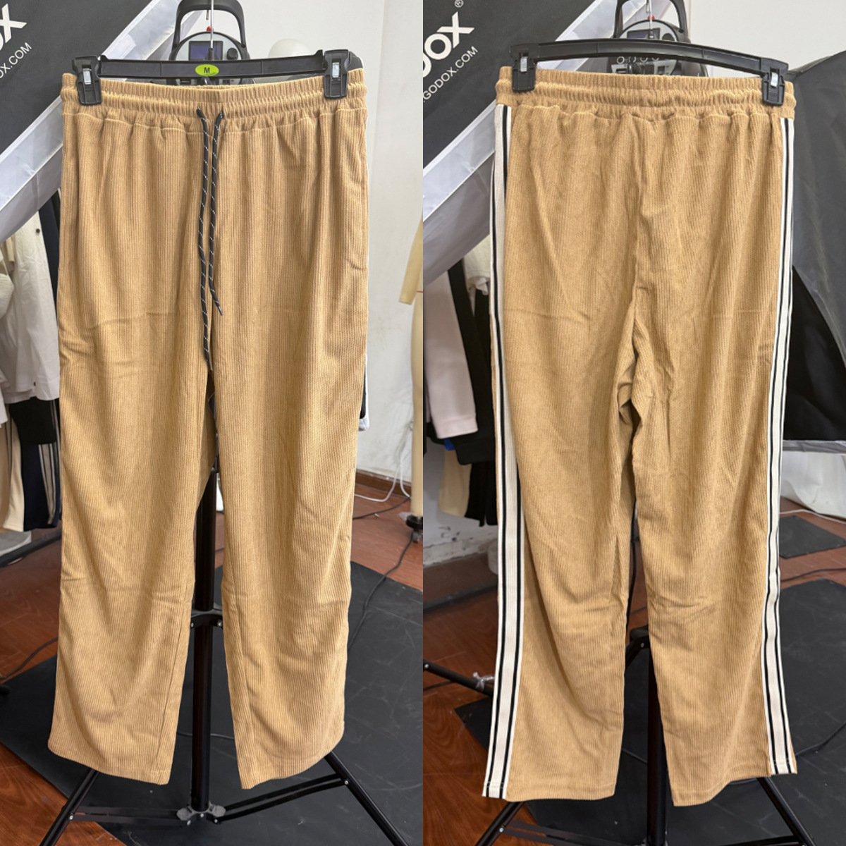 Breathable Drawstring-waist Relaxed-fit Outdoor Casual Straight-leg Trousers photo 3