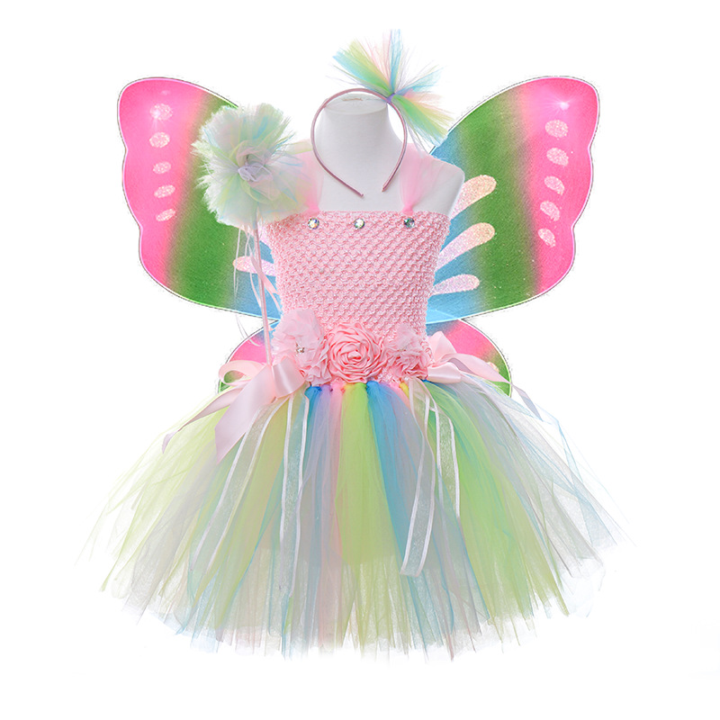 Halloween Costume Sequin Girls' Dress Set photo 3