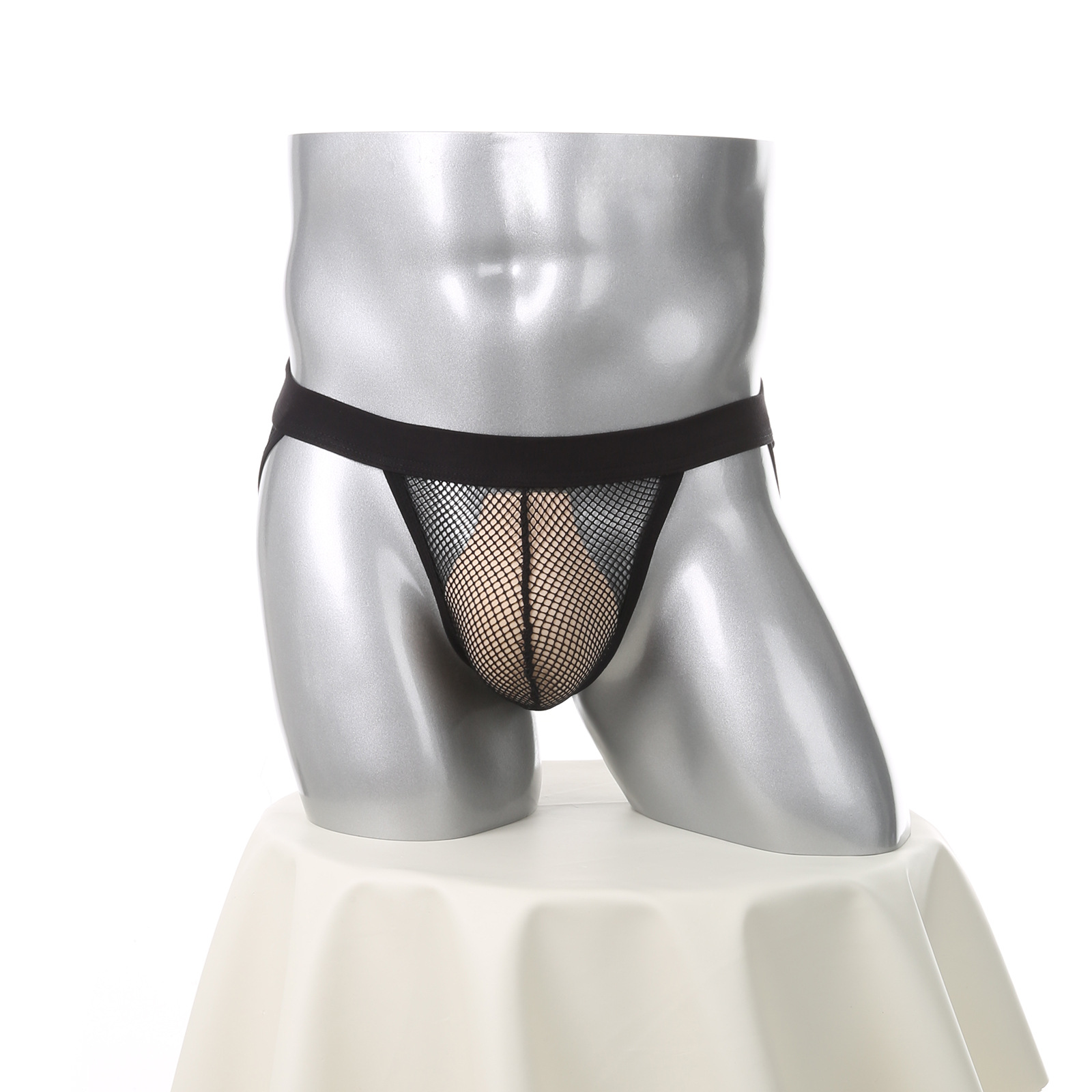 Mens Mesh Underwear Sheer Fishnet Breathable photo 4